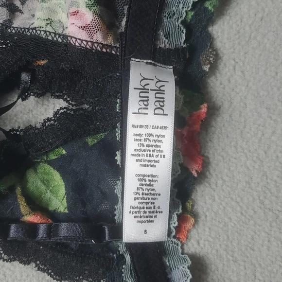 HANKY PANKY  WOMEN'S PAPILLION ROSE  BRALETTE, NEW, NO TAGS - Picture 6 of 11